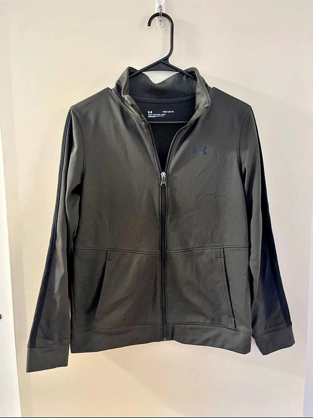 Under Armour Youth Full-Zip Jacket Gray Size Youth Large